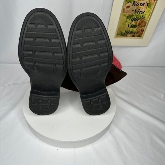 Cole Haan Marshal Chestnut Suede Boots Size 9M - Picture 8 of 14